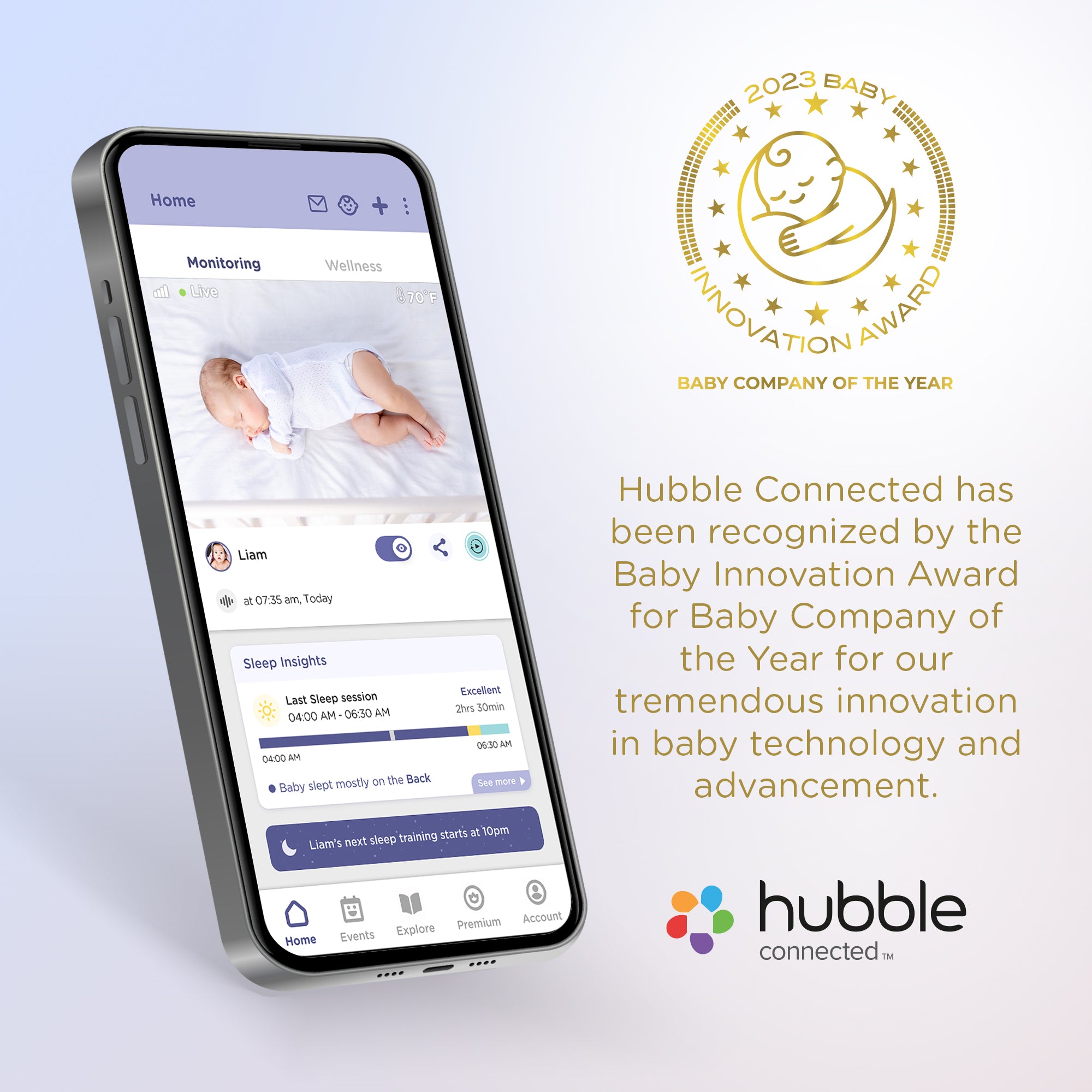 Hello Baby Monitor Hubble Nursery Pal Baby Monitor Dual Cameras