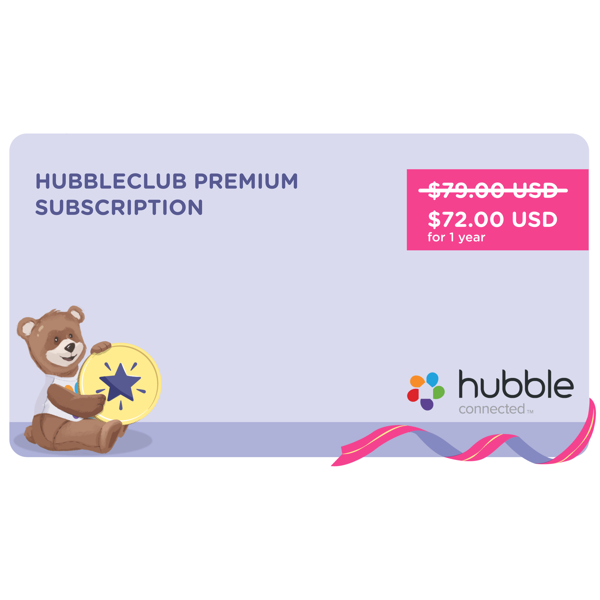 HubbleClub Premium - 1 Year Subscription